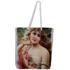 Vintage 1501576 1280 Full Print Rope Handle Tote (large) by vintage2030