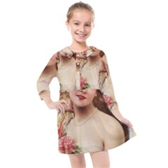 Vintage 1501576 1280 Kids  Quarter Sleeve Shirt Dress