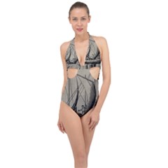 Ship 1515875 1280 Halter Front Plunge Swimsuit