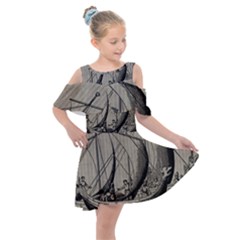 Ship 1515875 1280 Kids  Shoulder Cutout Chiffon Dress