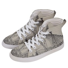 Ship 1515860 1280 Men s Hi-top Skate Sneakers by vintage2030