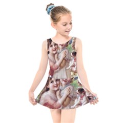 Vintage 1501556 1920 Kids  Skater Dress Swimsuit