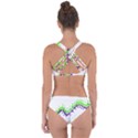 Wavy Line Design Criss Cross Bikini Set View2