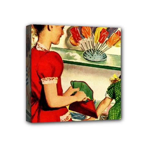 Retro Childrean Mini Canvas 4  X 4  (stretched) by vintage2030