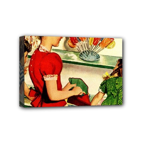 Retro Childrean Mini Canvas 6  X 4  (stretched) by vintage2030