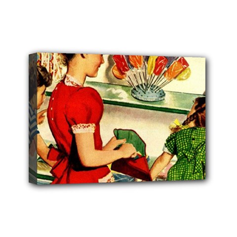 Retro Childrean Mini Canvas 7  X 5  (stretched) by vintage2030