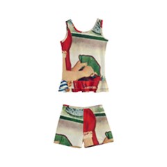 Retro Childrean Kid s Boyleg Swimsuit by vintage2030