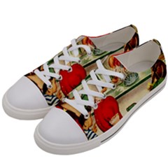 Retro Childrean Women s Low Top Canvas Sneakers by vintage2030