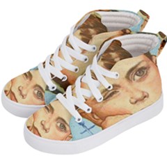 Retro Boy Kid s Hi-top Skate Sneakers by vintage2030