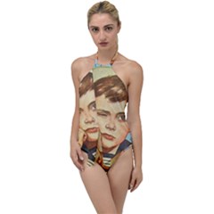 Retro Boy Go With The Flow One Piece Swimsuit