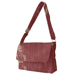 Floral Mauve Full Print Messenger Bag