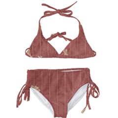 Floral Mauve Kids  Classic Bikini Set