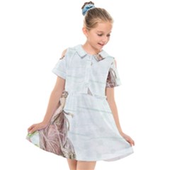 Background 1426677 1920 Kids  Short Sleeve Shirt Dress by vintage2030