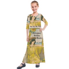 Vintage 1395176 1280 Kids  Quarter Sleeve Maxi Dress by vintage2030