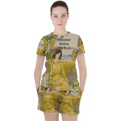 Vintage 1395176 1280 Women s Tee And Shorts Set