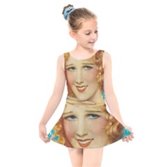 Vintage 1353217 1920 Kids  Skater Dress Swimsuit