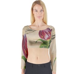 Tulip 1229027 1920 Long Sleeve Crop Top by vintage2030