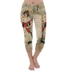 Fairy 1229010 1280 Capri Winter Leggings  by vintage2030