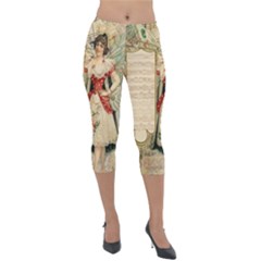 Fairy 1229010 1280 Lightweight Velour Capri Leggings  by vintage2030