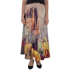 Painting 1241680 1920 Flared Maxi Skirt by vintage2030