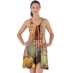 Painting 1241680 1920 Show Some Back Chiffon Dress by vintage2030