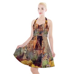 Painting 1241680 1920 Halter Party Swing Dress 