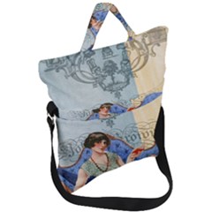 Vintage 1254696 1920 Fold Over Handle Tote Bag