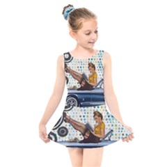 Vintage 1251863 1920 Kids  Skater Dress Swimsuit