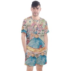 Vintage 1203862 1280 Men s Mesh Tee And Shorts Set