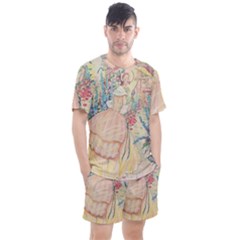 Vintage 1203864 1280 Men s Mesh Tee And Shorts Set