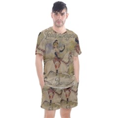 Vintage 1181677 1920 Men s Mesh Tee And Shorts Set