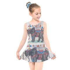 Vintage 1181672 1280 Kids  Skater Dress Swimsuit