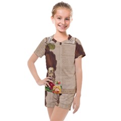 Vintage 1181679 1280 Kids  Mesh Tee And Shorts Set