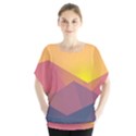 Image Sunset Landscape Graphics Blouse View1