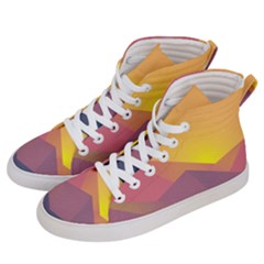 Image Sunset Landscape Graphics Men s Hi-top Skate Sneakers by Sapixe