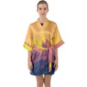 Image Sunset Landscape Graphics Quarter Sleeve Kimono Robe View1