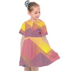 Image Sunset Landscape Graphics Kids  Sailor Dress by Sapixe