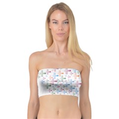 Heart Colorful Transparent Religion Bandeau Top by Sapixe