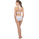 Heart Colorful Transparent Religion Halter Side Cut Swimsuit View2