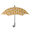 Argyle Pattern Seamless Design Hook Handle Umbrellas (Large) View3