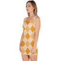 Argyle Pattern Seamless Design Bodycon Dress View2