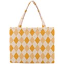 Argyle Pattern Seamless Design Mini Tote Bag View1