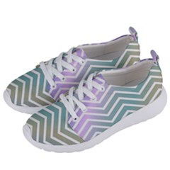 Zigzag Line Pattern Zig Zag Women s Lightweight Sports Shoes by Sapixe