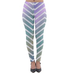 Zigzag Line Pattern Zig Zag Lightweight Velour Leggings by Sapixe