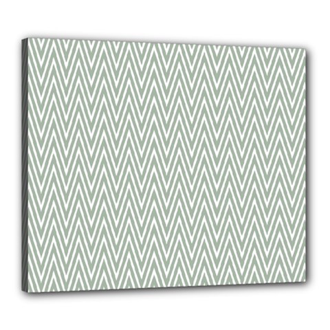 Vintage Pattern Chevron Canvas 24  X 20  (stretched) by Sapixe