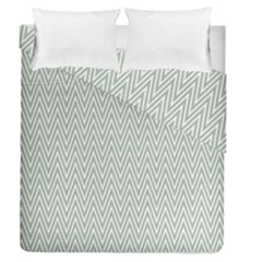 Vintage Pattern Chevron Duvet Cover Double Side (queen Size) by Sapixe