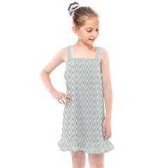 Vintage Pattern Chevron Kids  Overall Dress