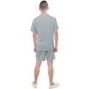 Vintage Pattern Chevron Men s Mesh Tee and Shorts Set View2