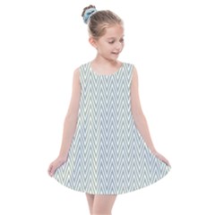 Vintage Pattern Chevron Kids  Summer Dress