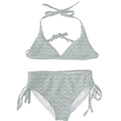 Vintage Pattern Chevron Kids  Classic Bikini Set